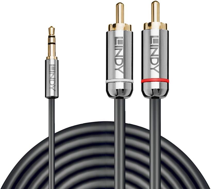 LINDY Audiokabel an Phono 3.5mm Cromo line 5m