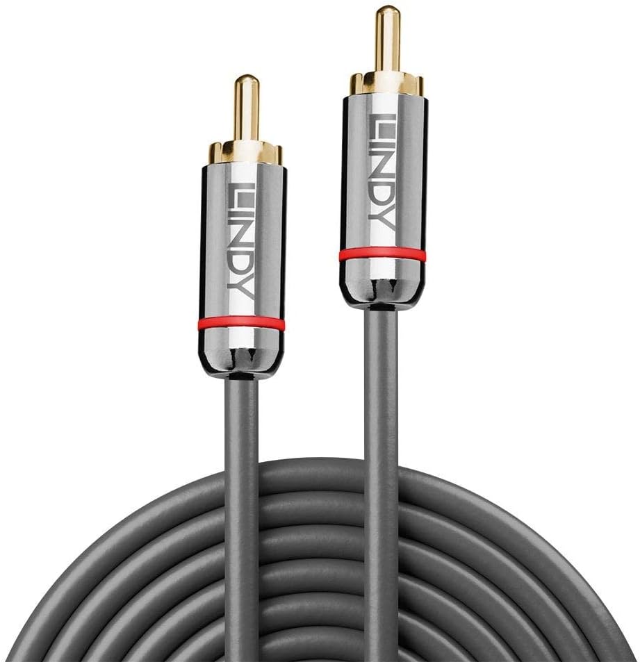 LINDY Audiokabel Digital Koaxial 3.5mm Cromo line