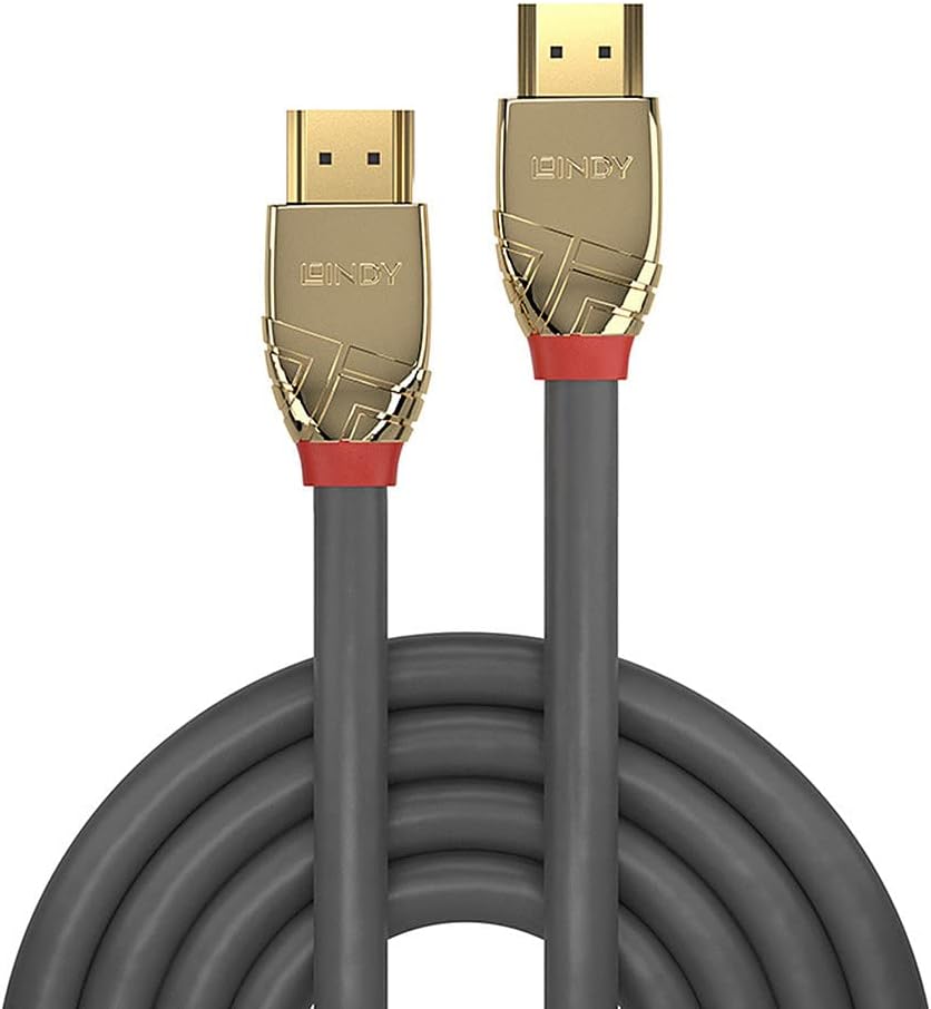 LINDY 37601 1m Ultra High Speed HDMI Cable, Gold Line 1 metre