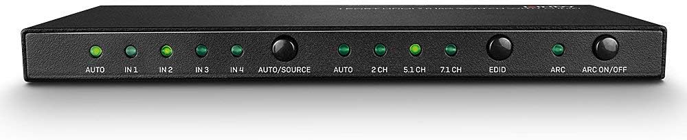 LINDY 38249 4 Port HDMI 2.0 18G Switch with Audio