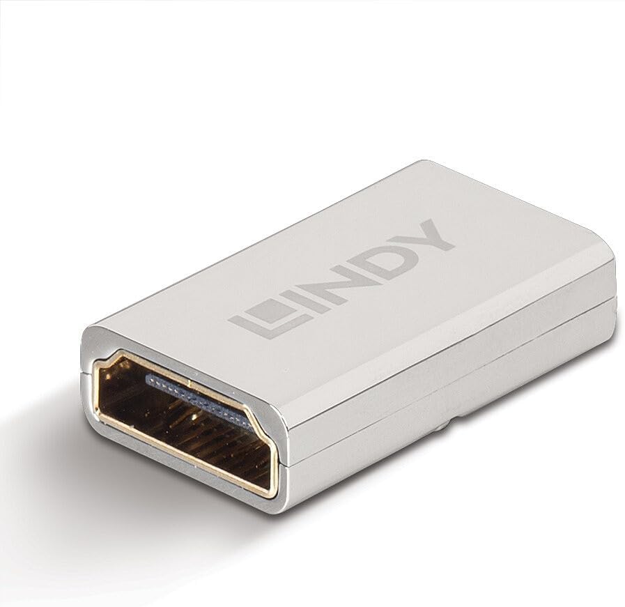 LINDY 41511 HDMI 2.1 Female to Female Coupler