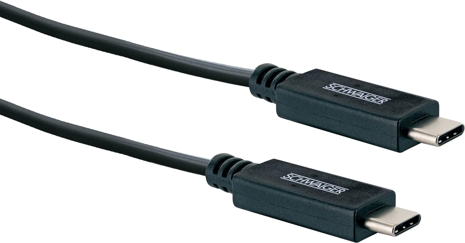 Schwaiger USB-Kabel 3.1 St. C->3.1 TypC 1,0