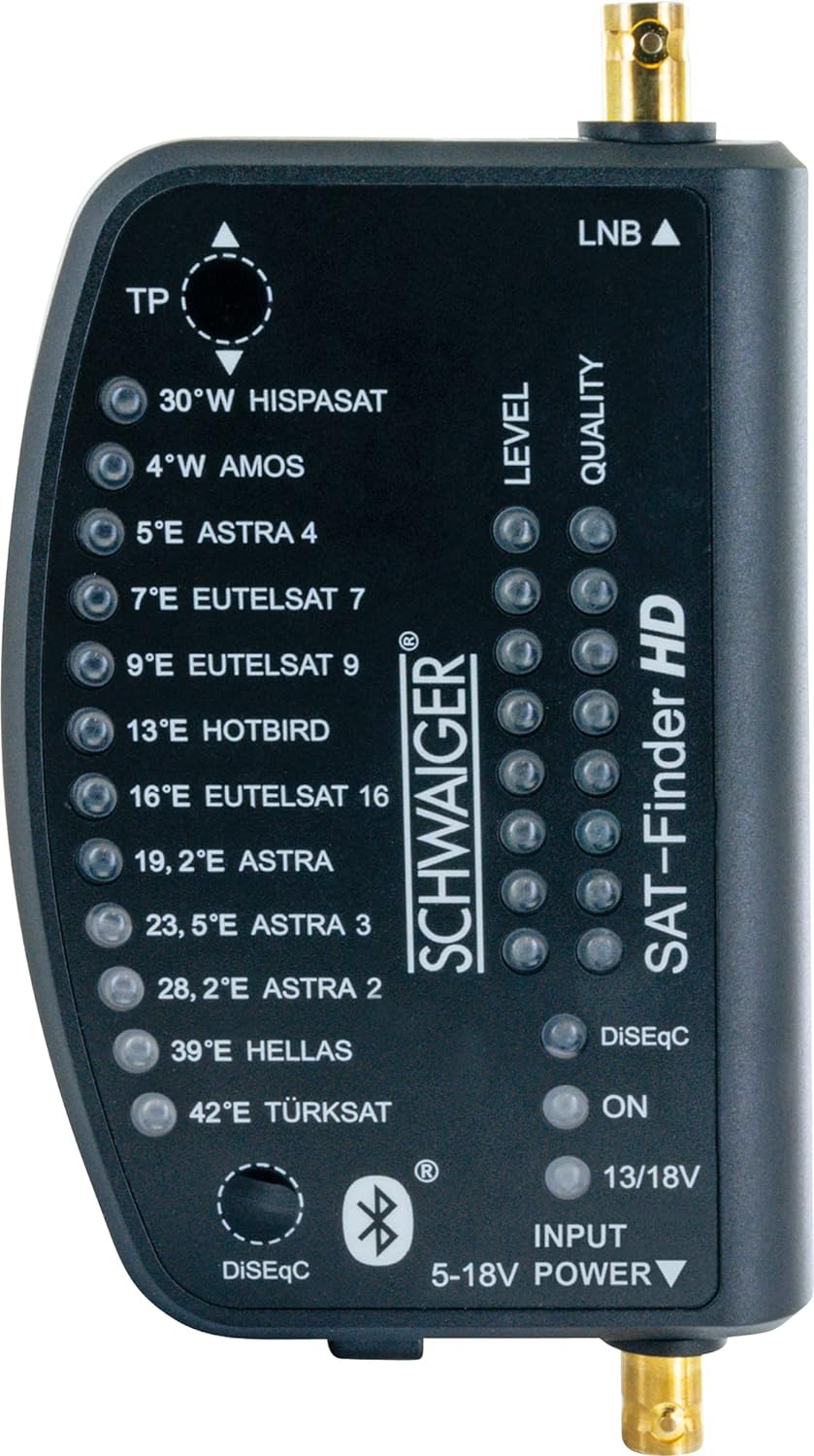 Schwaiger Sat-Finder HD Set im Transportkoffer
