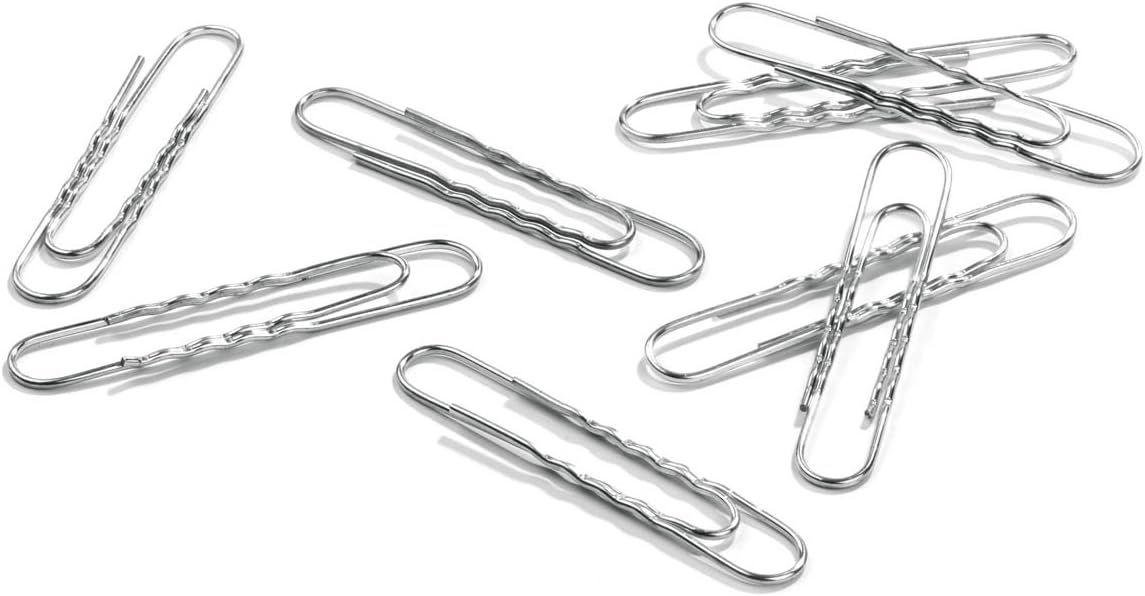 DURABLE Hunke &Jochheim Aktenklammer, Metal, Length: 70 MM, Silver, 100 Units per Pack.