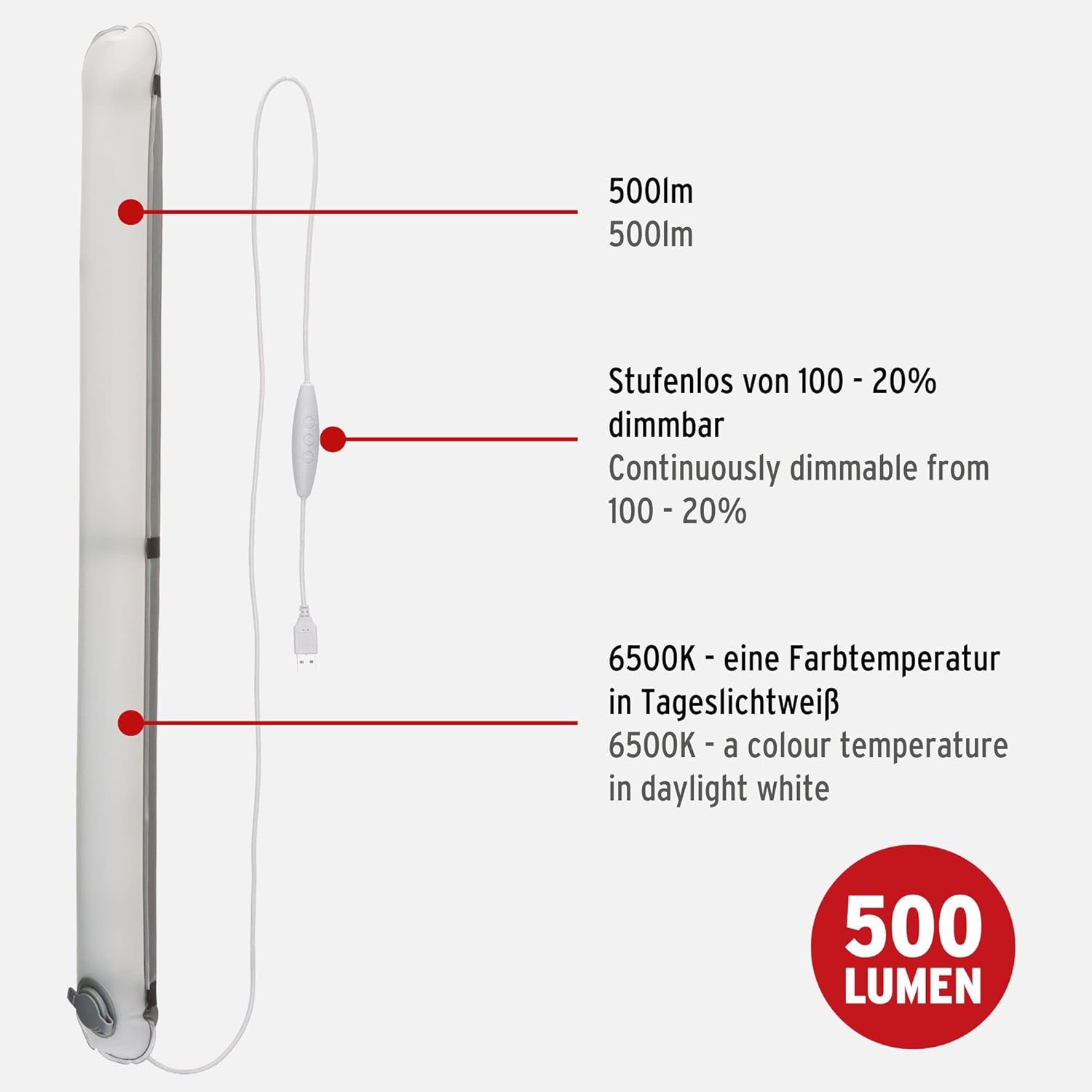 Brennenstuhl Aufblasb.LED Outdoor Licht OLI Air 1