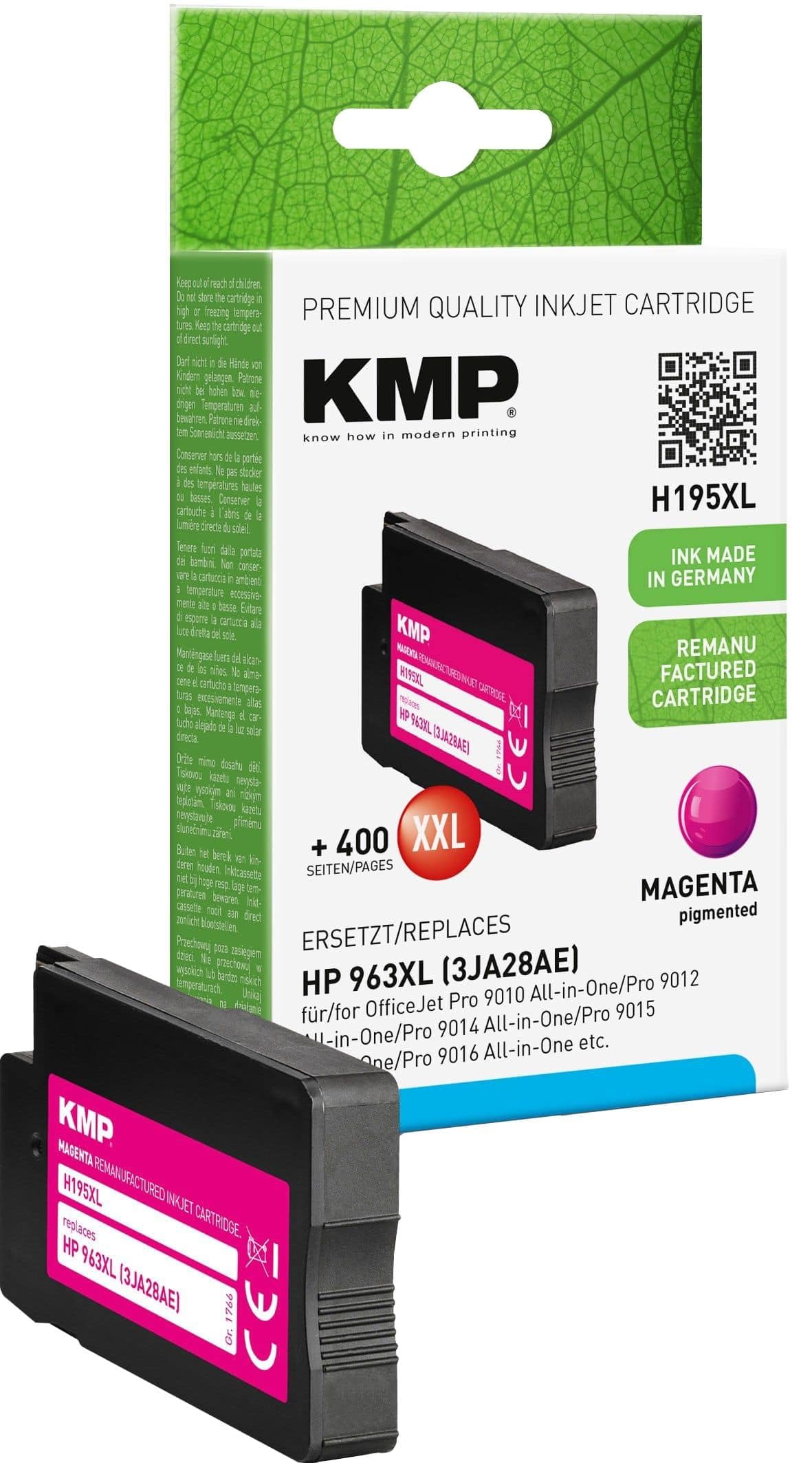KMP Patrone HP 3JA28AE Nr. 963XL magenta 2000 Seit