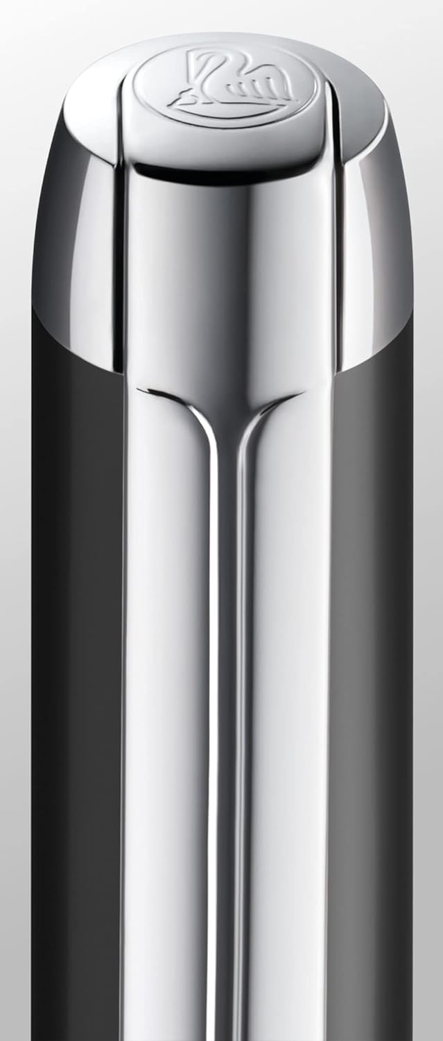 Pelikan Tintenroller Pura R40, Anthrazit, hochwertiger Drehkugelschreiber im Geschenk-Etui, 822640, 1 Stück (1er Pack)
