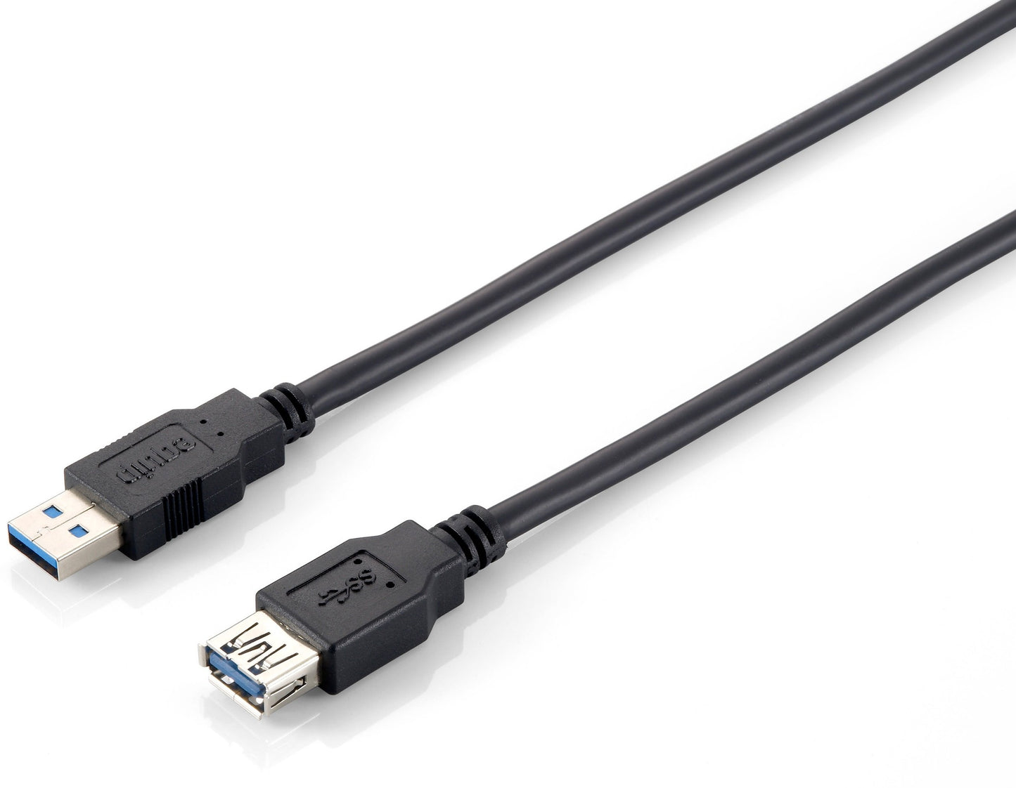 Equip USB 3.0 Extension Cable/USB A Male to USB A Male/Conforms to USB 3.0 Specification/Double Shielded/SuperSpeed USB up to 5 Gbps Transfer Rate / 3 m/Black
