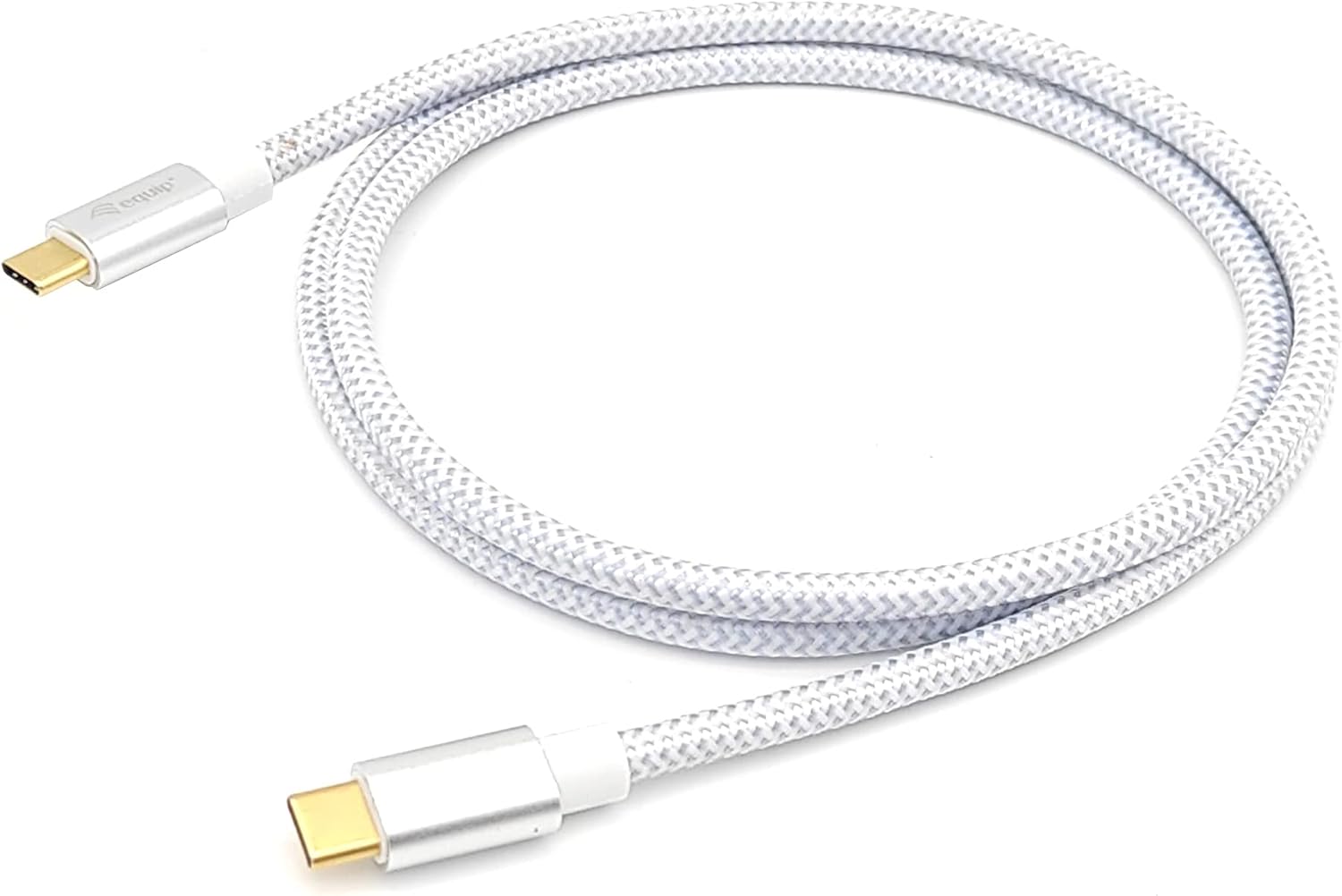 Equip 128356 USB 3.2 Gen 2 Typ C Kabel, M/M, 1.0m, USB Power Delivery PD 5A (max. 100W), 4K 60Hz, 10 Gbit/s, weiß