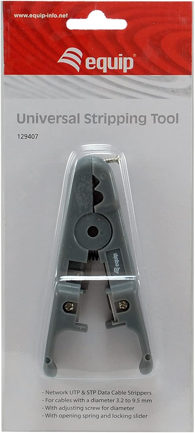 Equip 129407 Universal-Abisolierwerkzeug für Kabel von 3,2-9,5mm