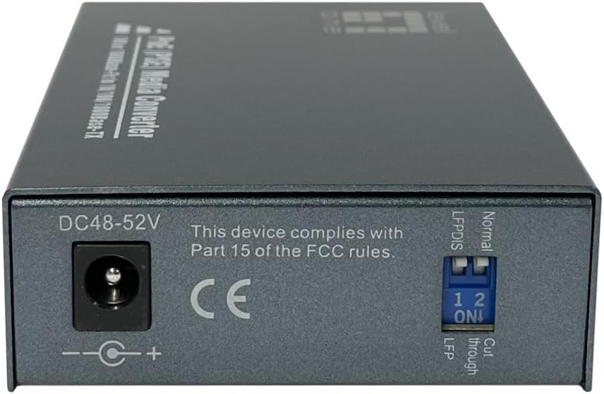 LevelOne GVT-2013 RJ45-zu-SC-Gigabit-Medienkonverter, PoE PSE, Multimode-Glasfaser, 0,5 km