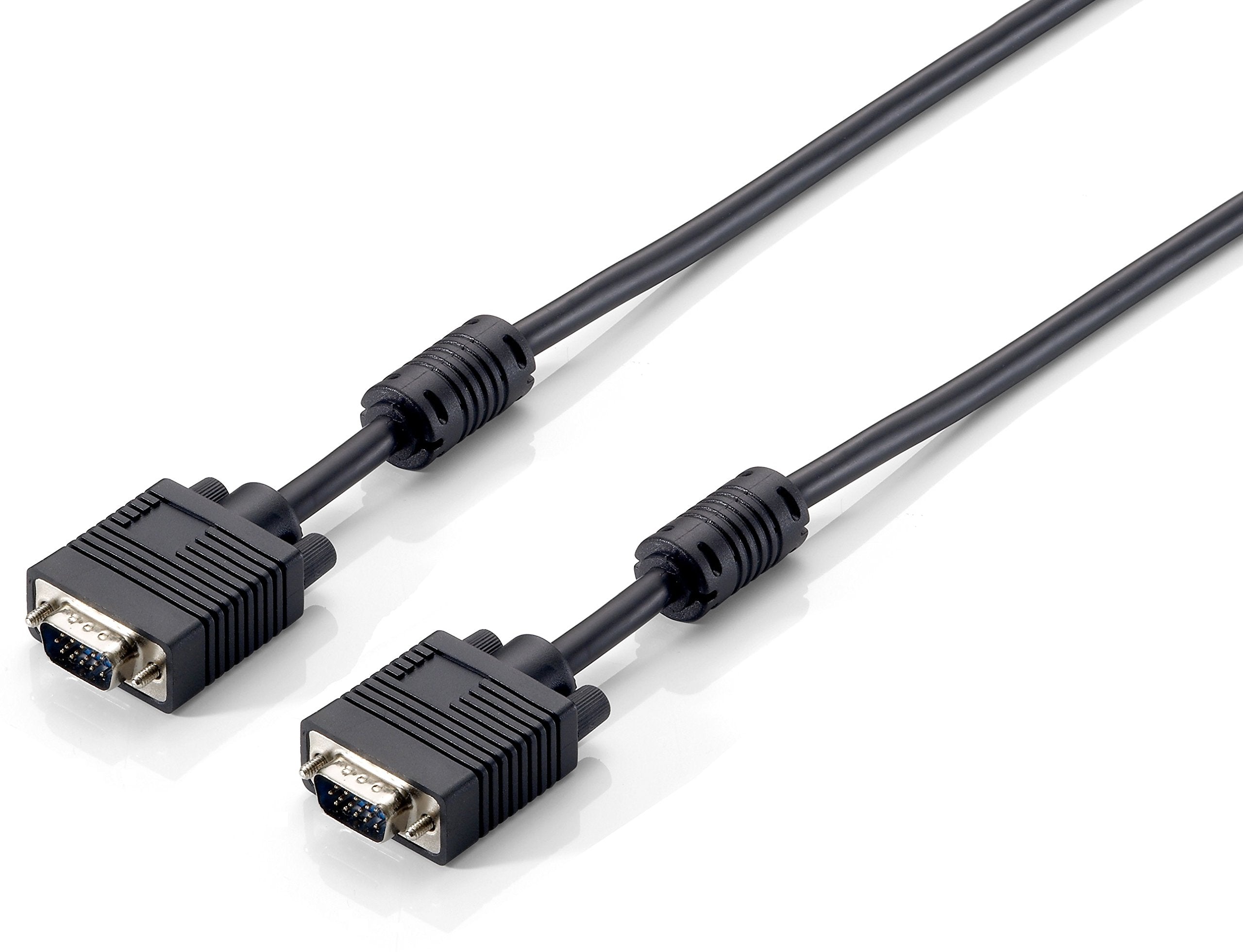 E-Quip Equip VGA/VGA 1.0 m 1 m VGA (D-Sub); VGA (D-Sub) Black VGA Cable – 1 M; VGA (D-Sub); VGA (D-Sub), VGA Cable (Male to Male, Black