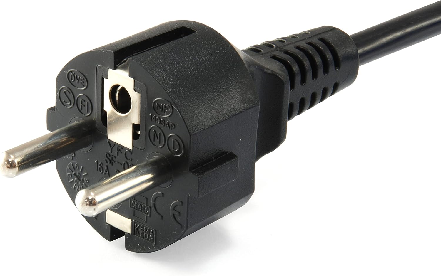 Equip Netzanschlusskabel Schukon. -> IEC C5 St/Bu
