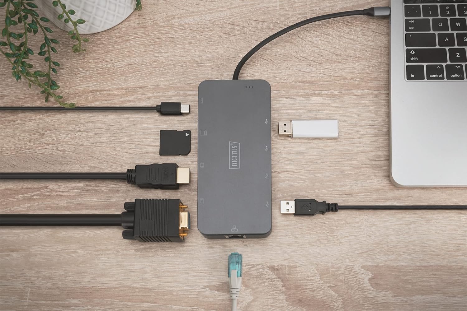 Digitus 11-Port USB-C Docking Station with SSD Enclosure