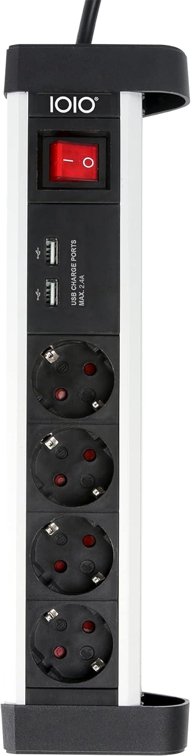 Olympia IOIO 4-fach Steckdosenleiste mit 2x USB S