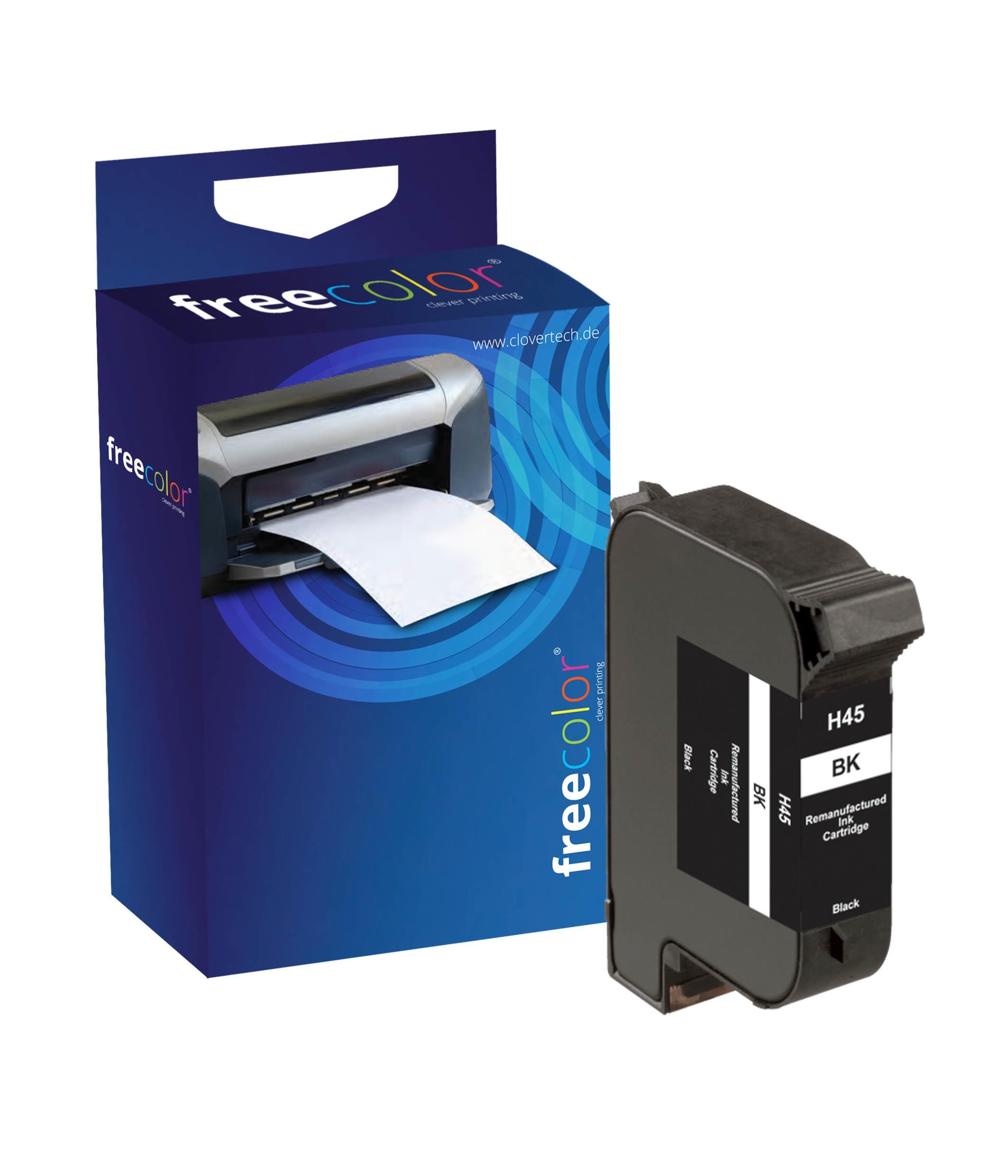 Freecolor Patrone HP 45 black remanufactured