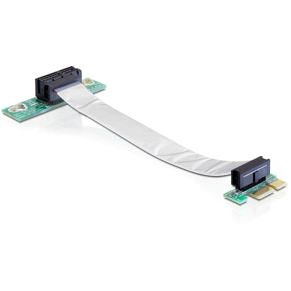 Delock Riser PCI-Express Karte (1x Slot) für 48, 3 cm (19 Zoll) Gehäuse