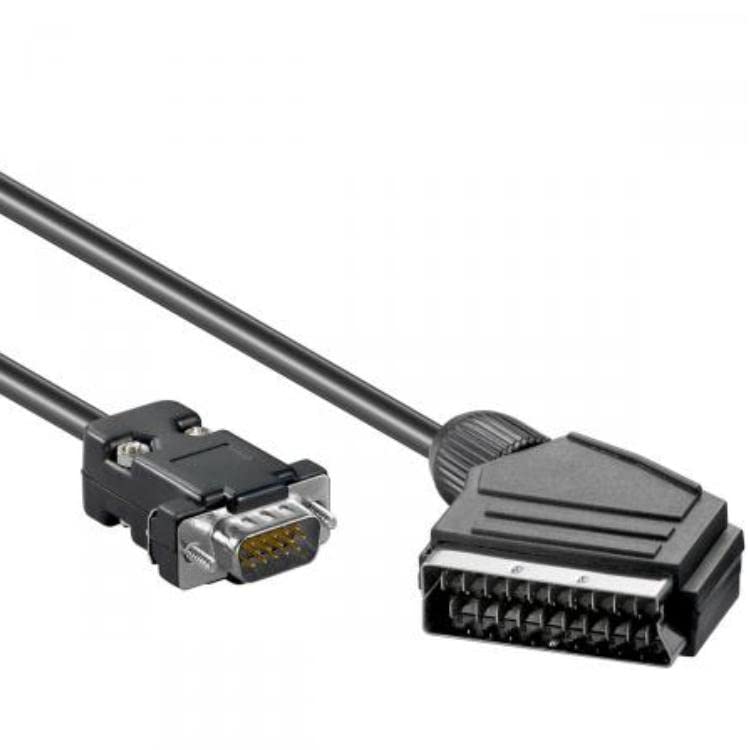 Delock Video Kabel Scart 21Pin -> Vga D-Sub15 St/S