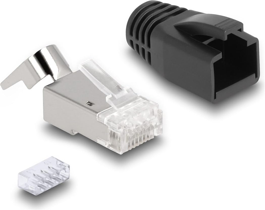 `DELOCK RJ45 Modularer Stecker Cat.6A, Cat.7 25er S`