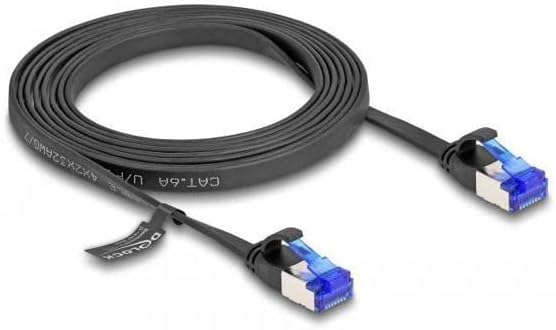 DELOCK RJ45 Flachband Patchkabel Stecker zu Stecke