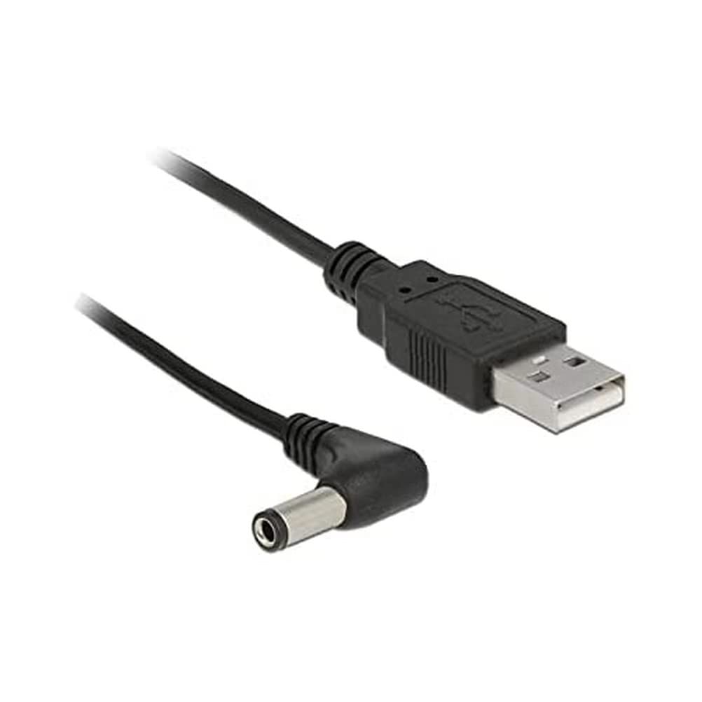 DeLock USB Stromkabel zu DC 5,5 x 2,5 mm Stecker 90 1,5 m