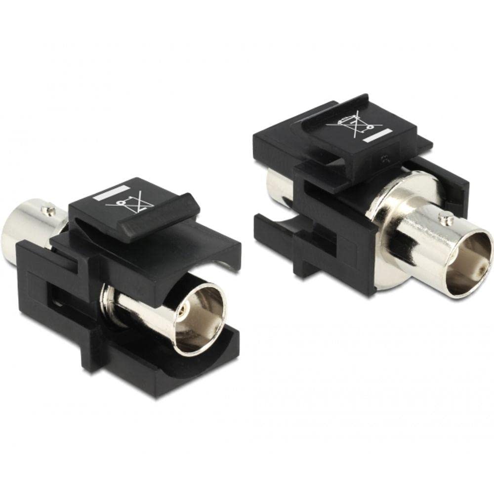 Keystone Delock BNC Buchse schwarz