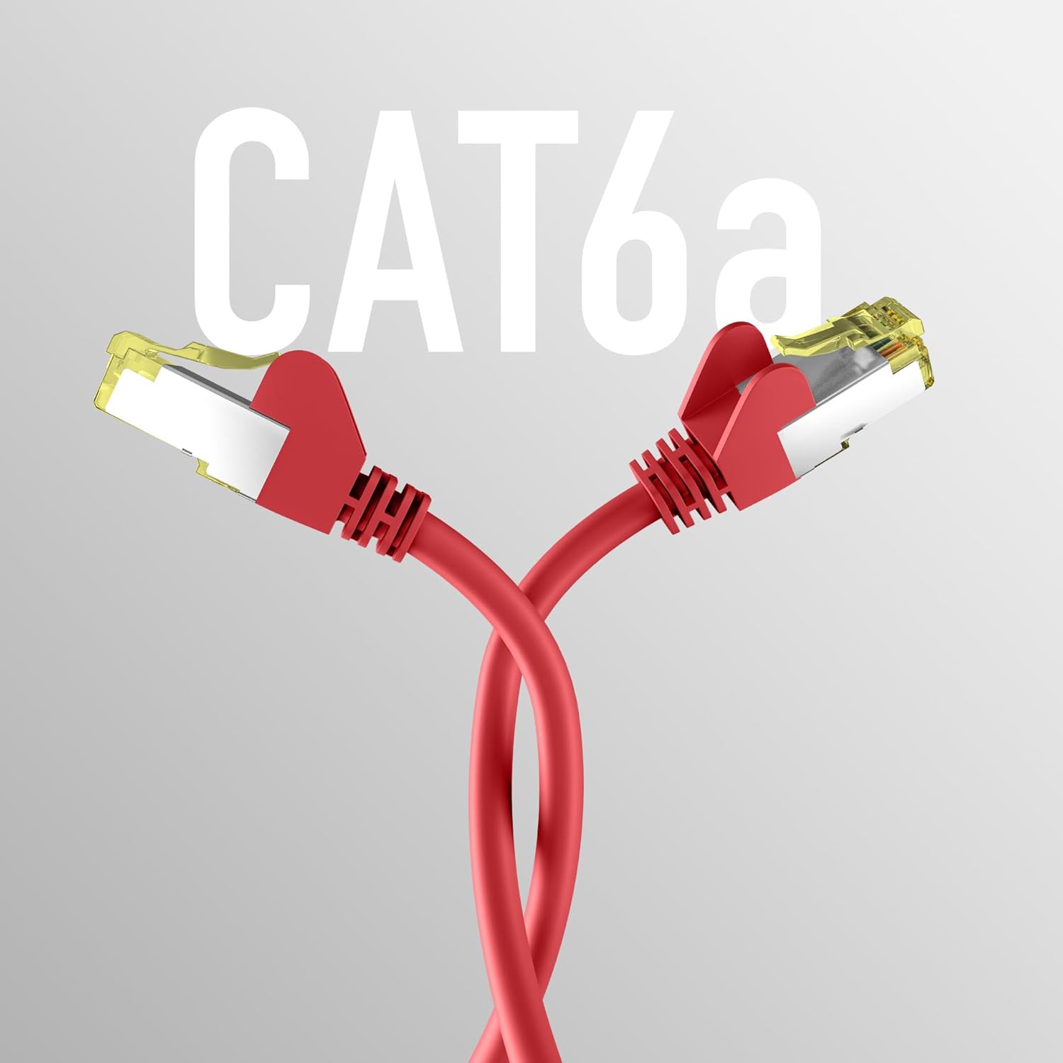 EFB Eletronik Cat6a Red Patch Cable S/FTP PIMF 25 m