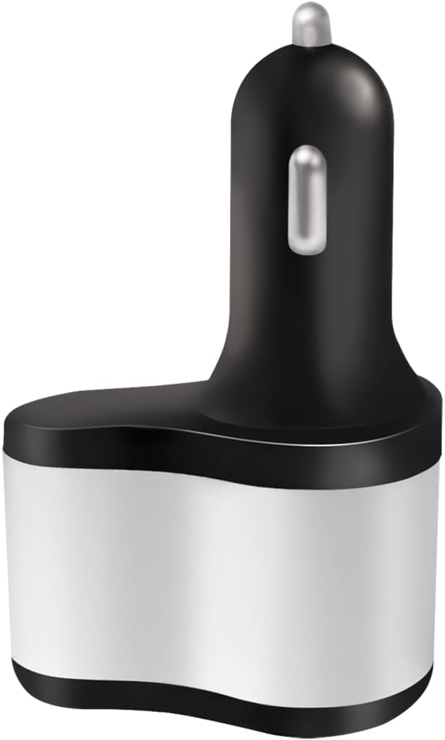 LogiLink PA0131 Universal 3-in-1 Power Supply, 2x USB and 1x Cigarette Lighter Socket Black/Silver