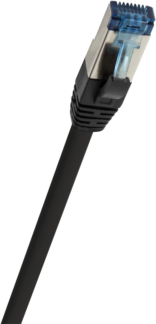 PUR (Polyurethan) CAT 6A Patchkabel 10G, S/FTP Schirmung, UV- und Hydrolyse beständig, 5m