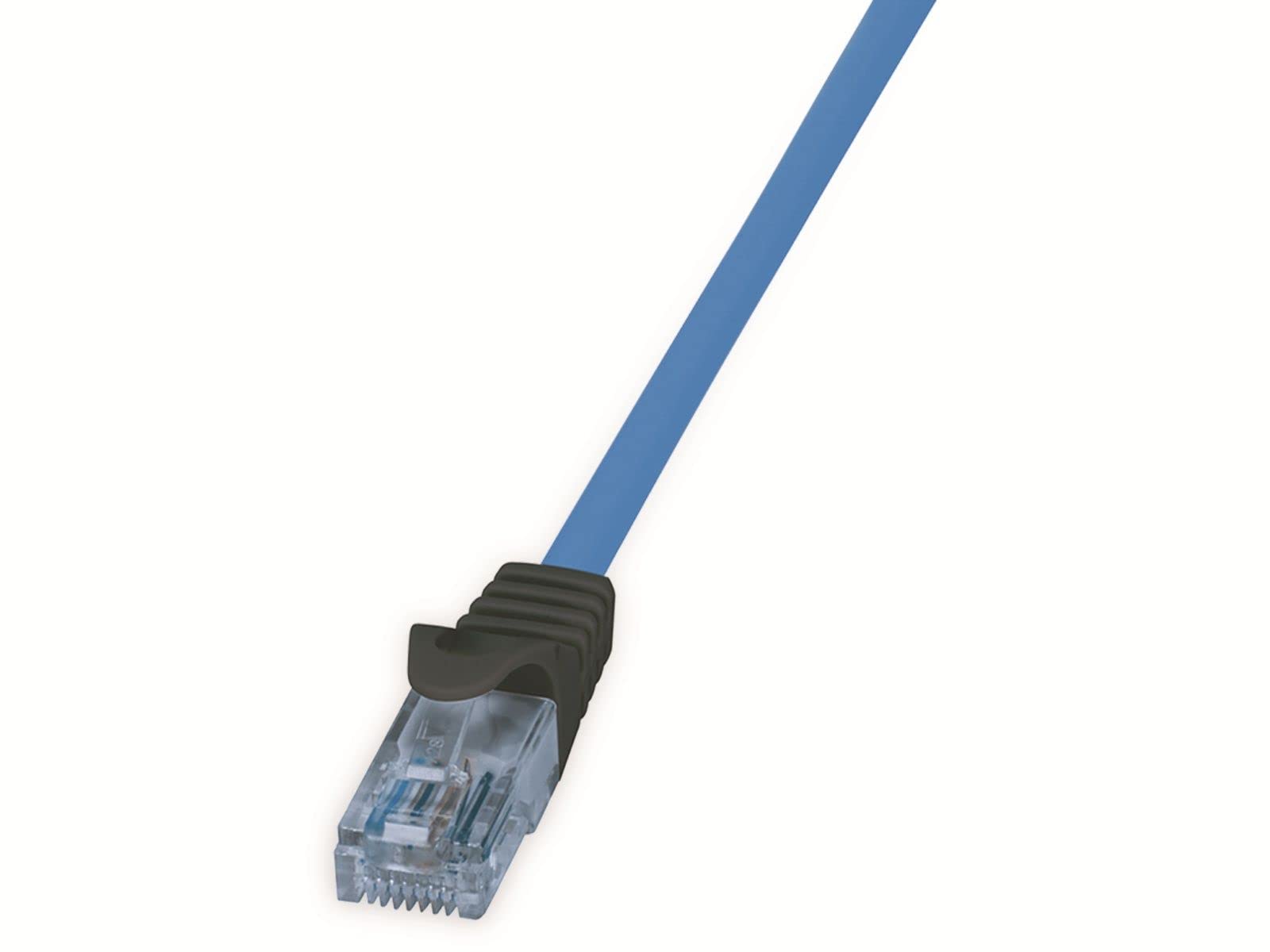 LogiLink CAT.6a Network Cable CPP015 U/UTP 10G PoE HDBT Blue 50m