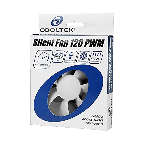 Lufter Cooltek Silent Fan 120*120*25 PWM 700/ 1500
