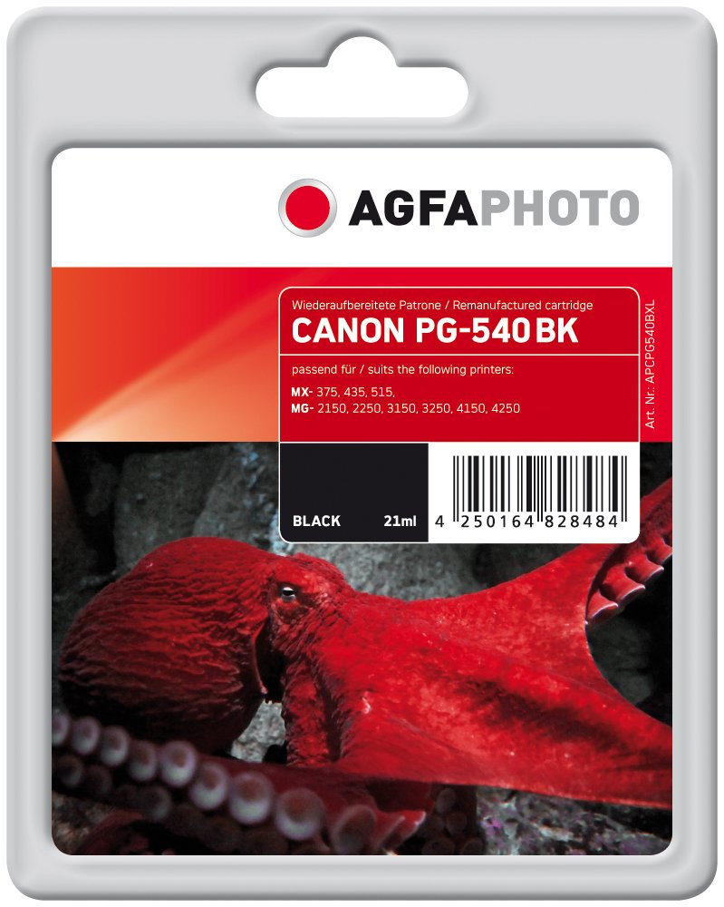 AgfaPhoto Patrone Canon APCPG540BXL ers. PG-540XL