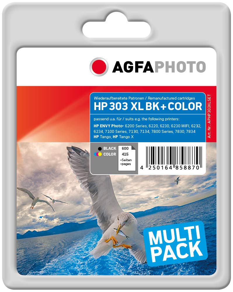 AgfaPhoto Patrone HP APHP303XLSet No.303 Multipack