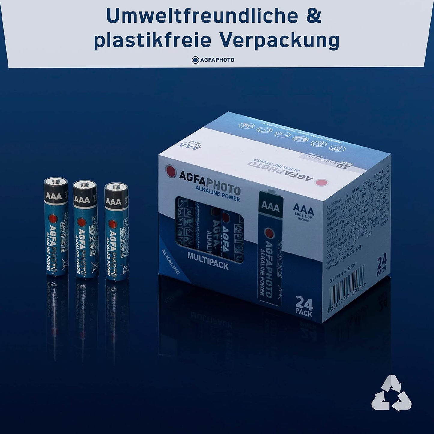 AgfaPhoto Batterie Alkaline Power -AAA LR03 Micro