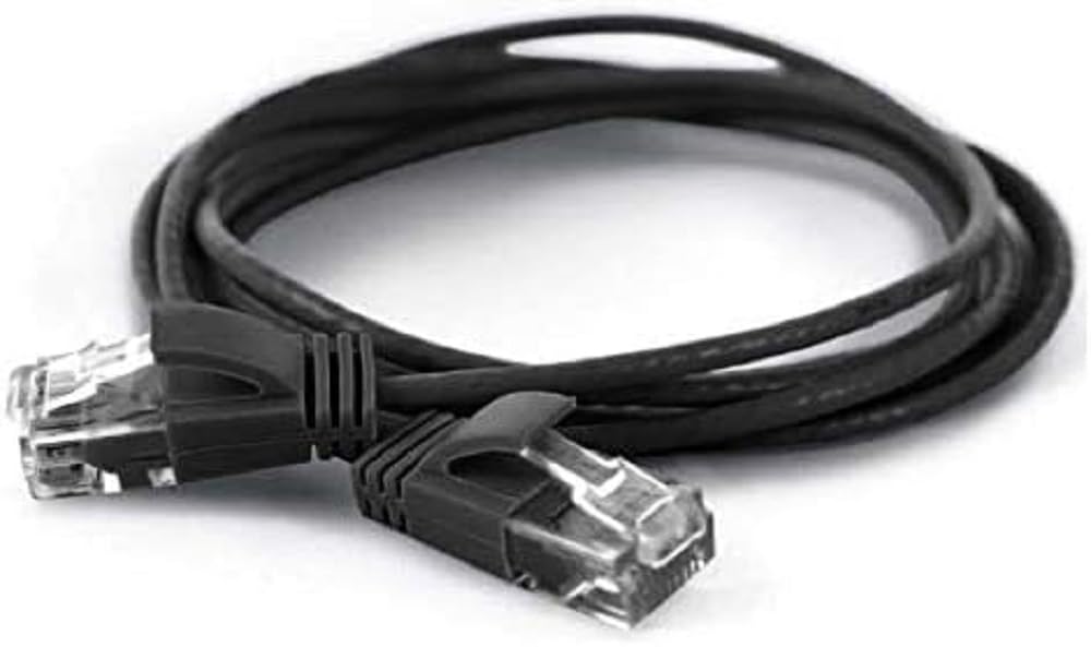 wantecWire 7319 Ultra Slim Patch Cable with Black/