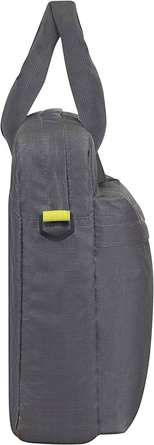 RIVACASELaptop Bag 15.6 Inch - Waterproof Laptop Case Sleeve with Adjustable Shoulder Starp - 15.6 Inch Laptop Bag for Women and Men - Laptop Carry Case Compatible with Macbook Pro and Other Laptops Grey