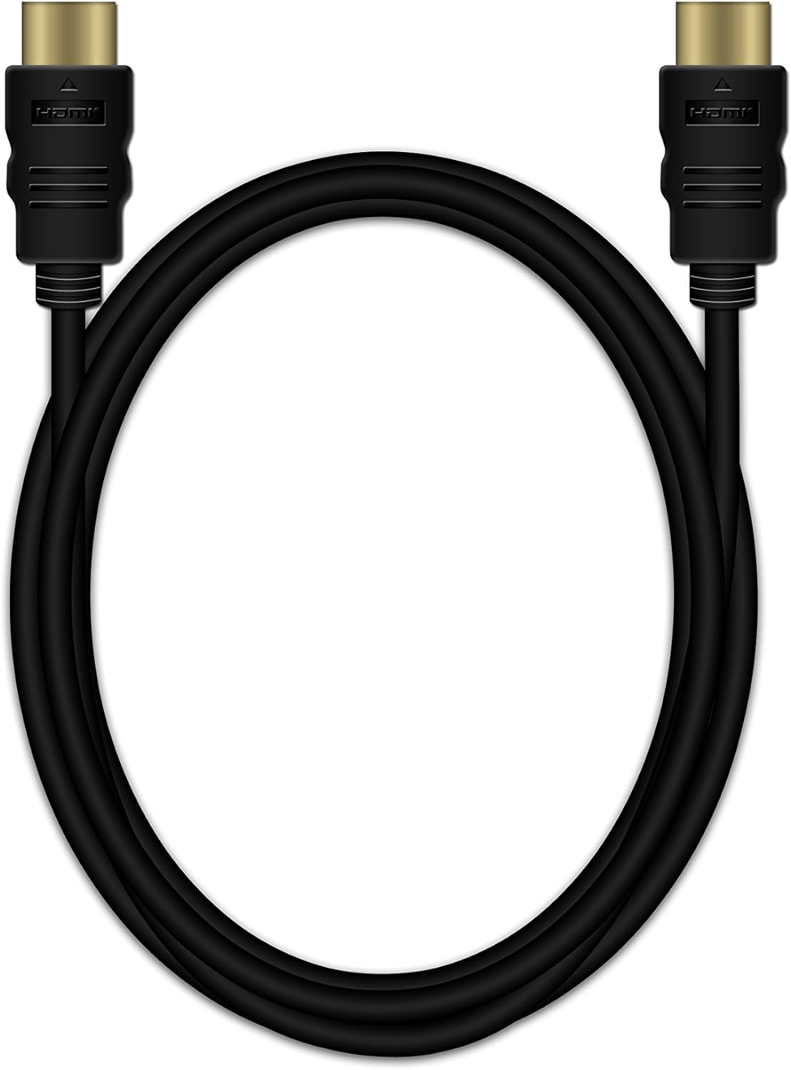 MediaRange HDMITM High Speed Connection Cable with Ethernet, Gold-Plated Contacts, 18 Gbit/s Data Transfer Rate, 1.8 m, Black