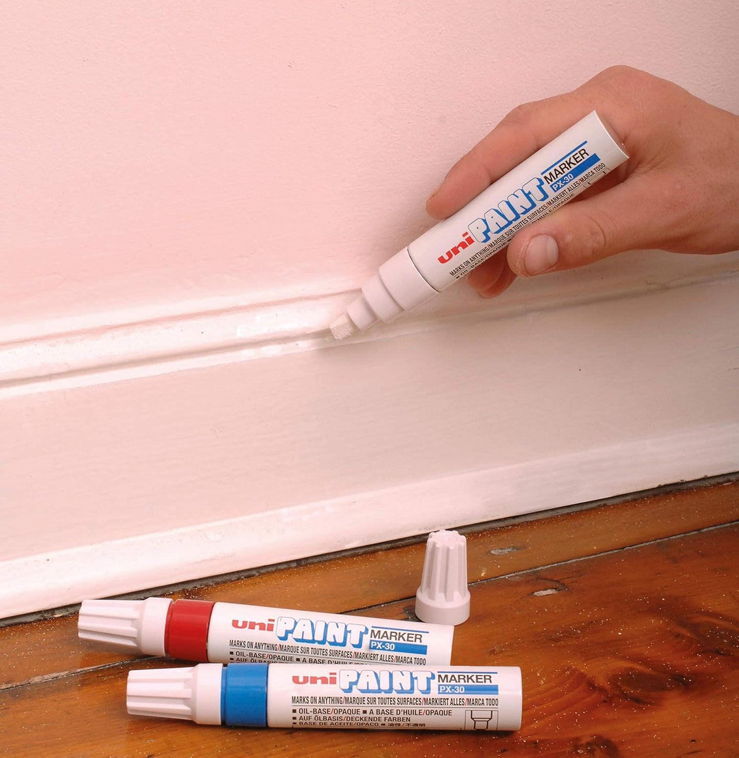 Uni-Ball 719457 PX-21 Fine Tip Permanent Marker - Blue