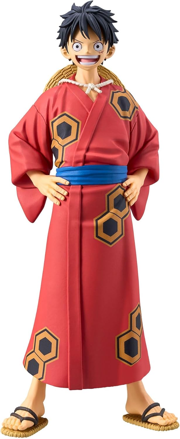 Banpresto Figura d'azione Monkey D Luffy One Piece - Dxf The Grandline Series Wanokuni Yukata Ver, 16 cm, Multicolore, BP88902P