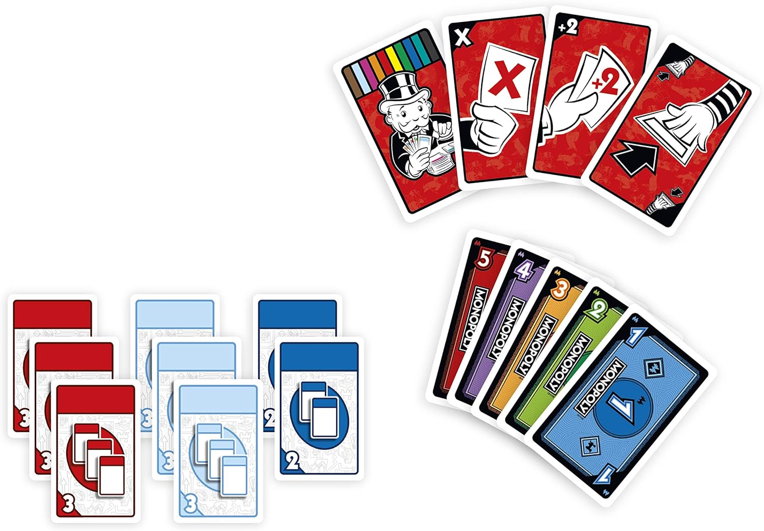 Monopoly Bid Game, Quick-Playing Card Game For 4 Players, Game For Families And Kids Ages 7 And Up