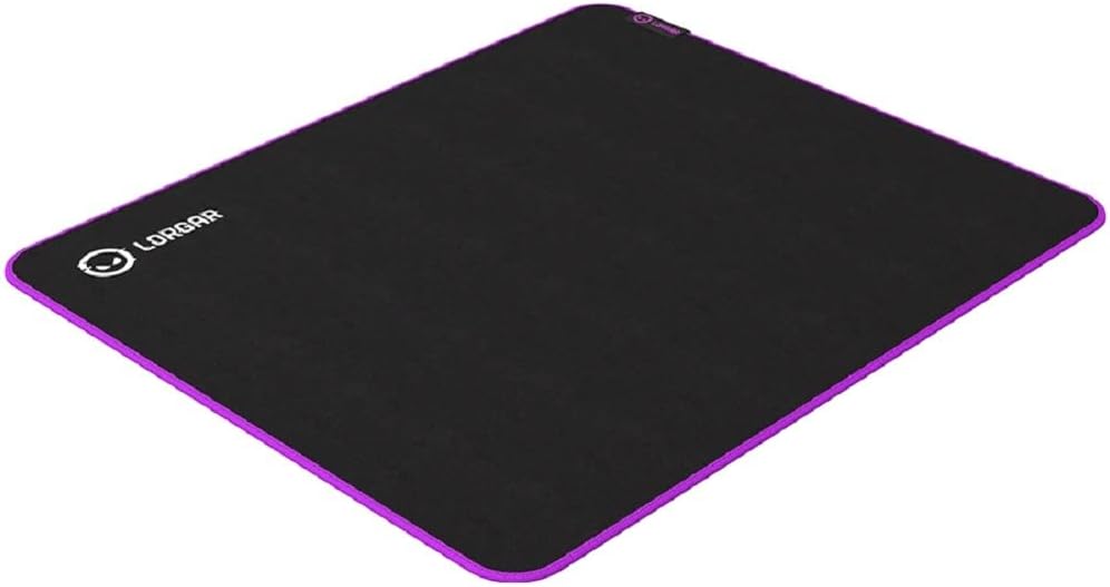 LORGAR Mousepad Main 315 500 mm x 420 mm x 3 mm High Speed Black