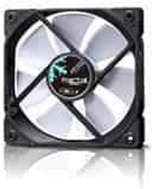 Fractal Design Dynamic X2 GP-12 Computer Fan - Silent Fan - High Airflow – 120x120x25 mm – 1200RPM – FDB-Bearings – Trip Wire - Aerodynamically shaped struts – 12v - Black/White (Single