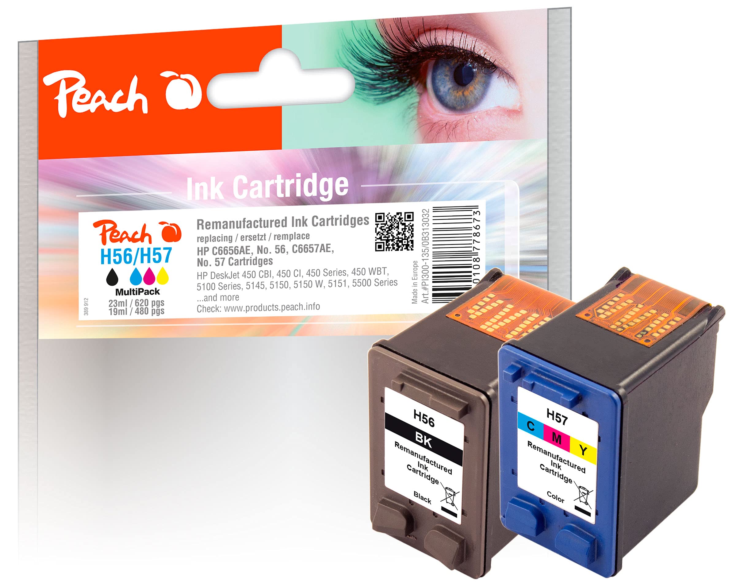 Peach Druckkopf HP Nr.56/57 MultiPack RE