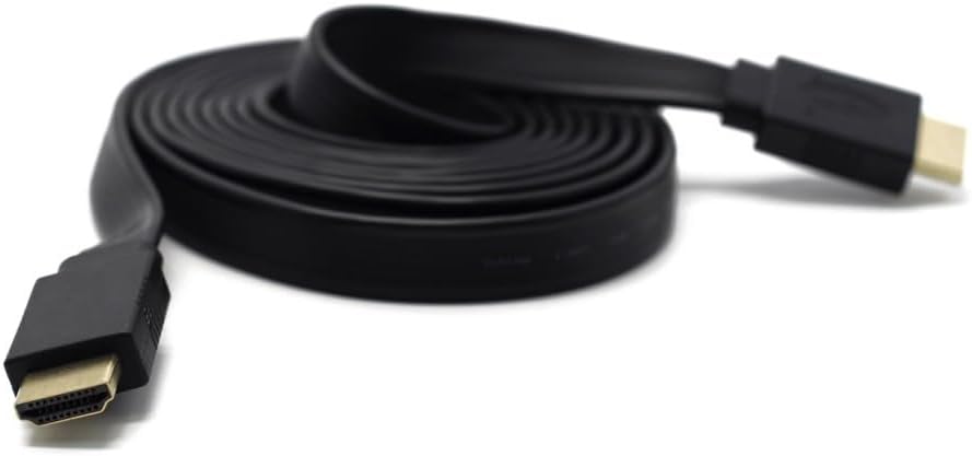 Techly HDMI High Speed Kabel mit Ethernet, Flachkk