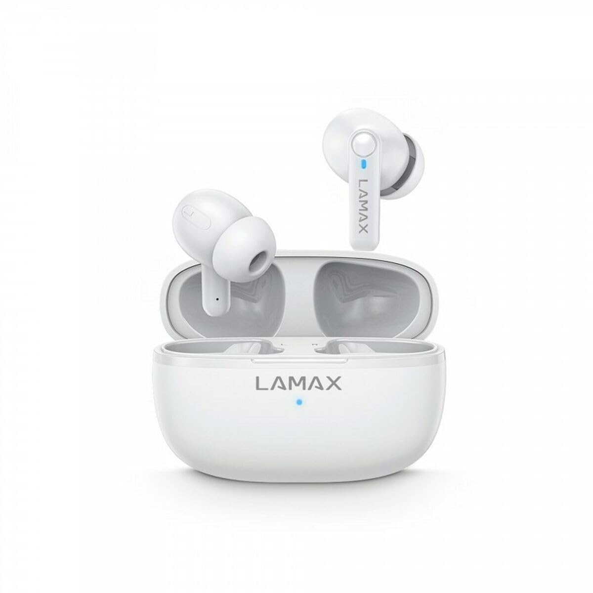 LAMAX In-Ear Clips1 Play white BT 5.3 Akku 35 Std.