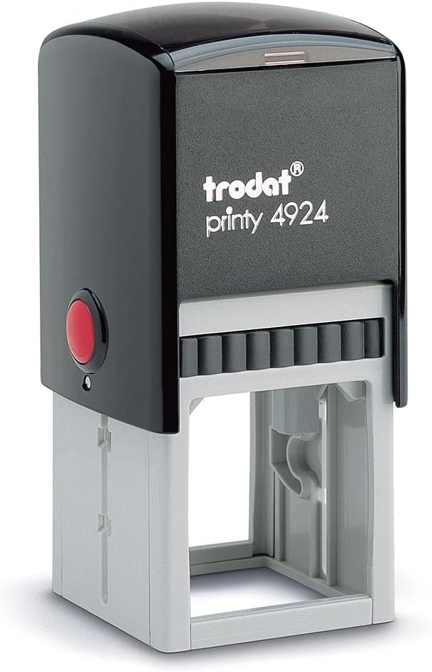 Trodat Ersatzkissen 6/4924 für Printy 4924, 4940, 4724 und 4740 – Stempelfarbe Rot, 2er-Pack, 9008056834540
