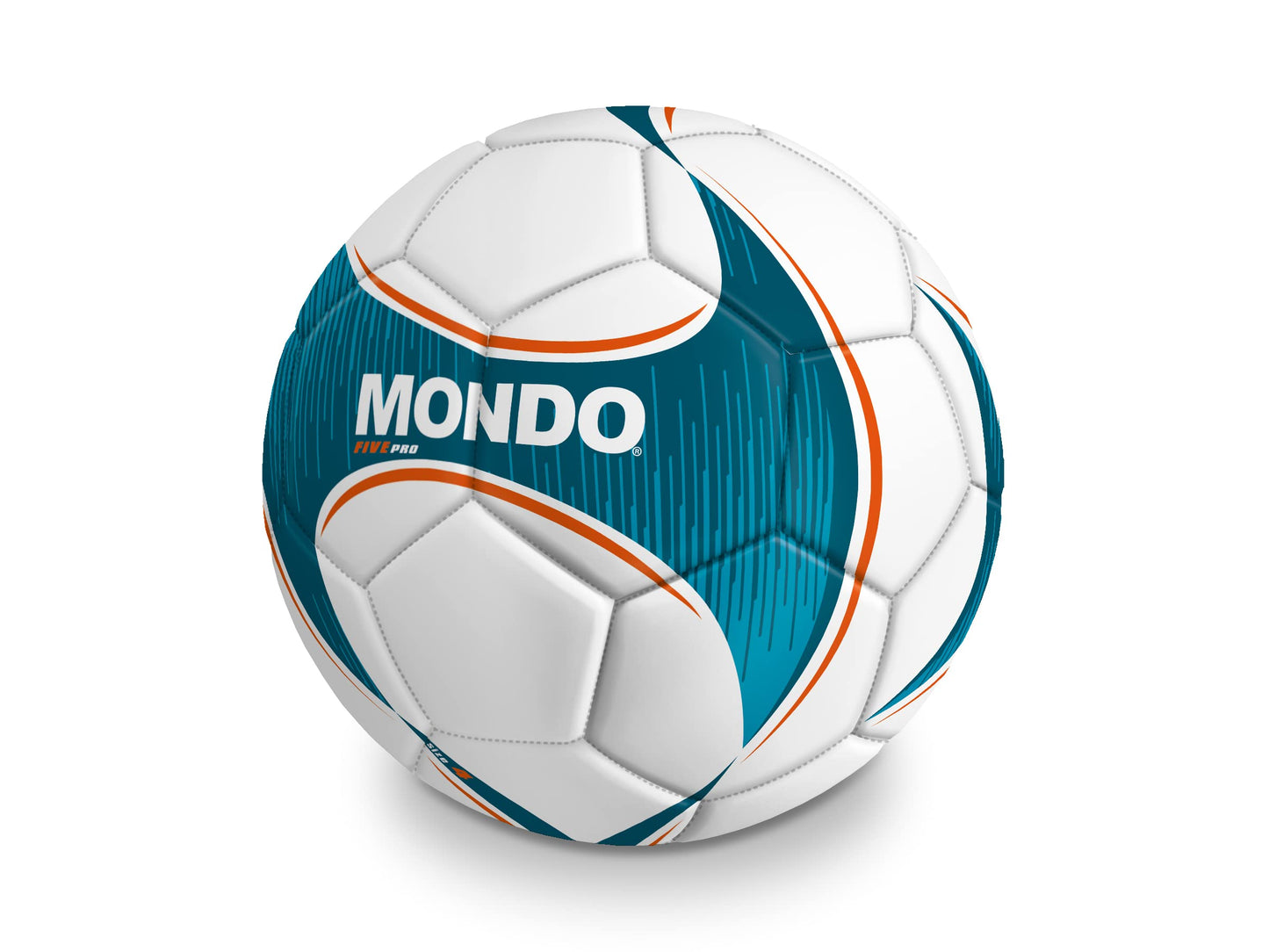Mondo Toys - FIVE PRO Sewn Football - Size 4-380 g - White/Blue -23009