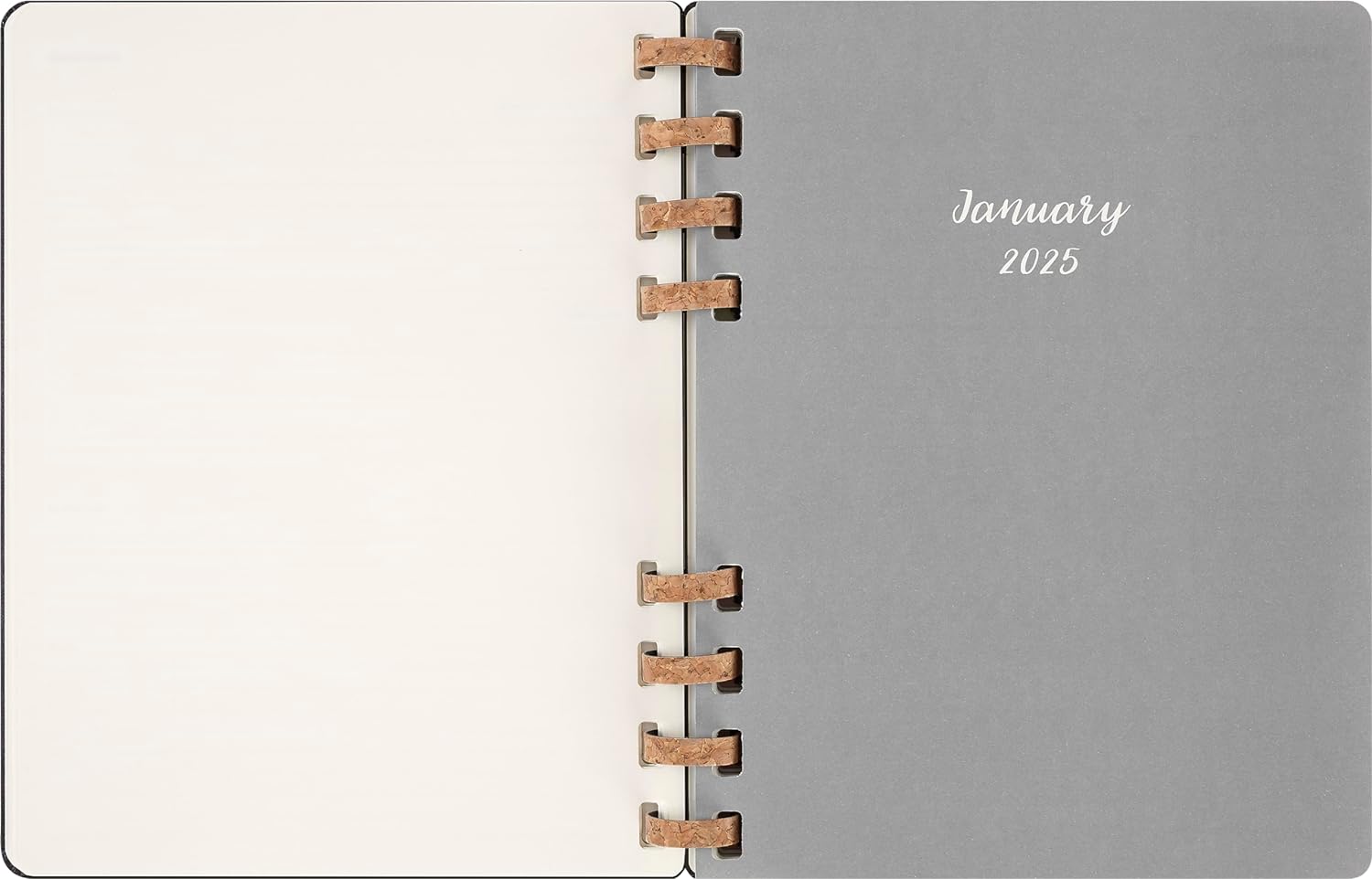 Moleskine Weekly & Monthly Planner, Agenda Semanal y Mensual Espiral 12 Meses 2025, Tapa Dura y Cierre Elástico, Color Negro, Formato Extra Grande 20,4X25,2 cm
