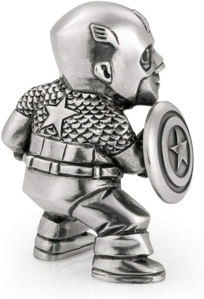 Royal Selangor Hand Finished Marvel Collection Pewter Captain America Miniature Figurine