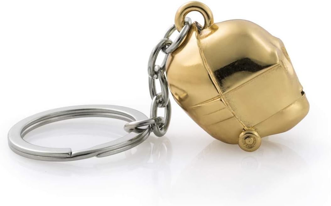 Royal Selangor Handgefertigter Schlüsselanhänger aus der Star Wars-Kollektion, Zinn, C-3PO, 24 Karat vergoldet, Geschenk, Gold, Einheitsgröße